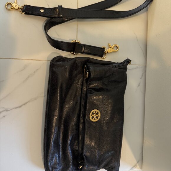 Tory Burch crossbody foldover Black Bag - Picture 7 of 8
